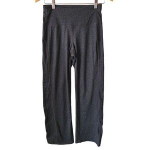 Prana US Women's Size X-Small Vivica Yoga Pants Short Inseam Wide Leg Dark Gray